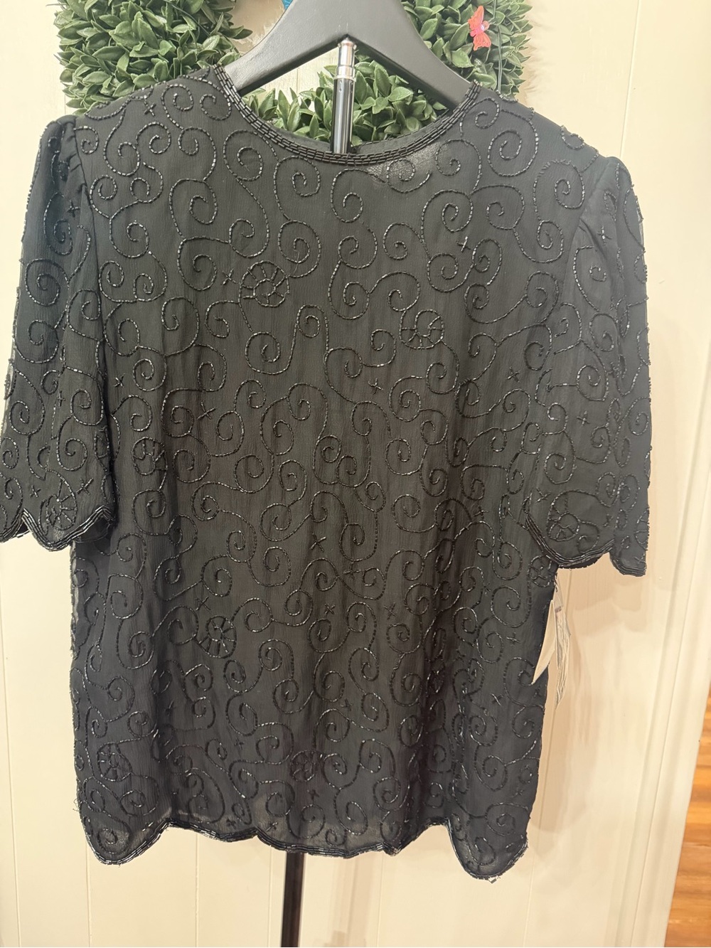 80-90’s Vintage Beaded Valerie Steven’s Top.